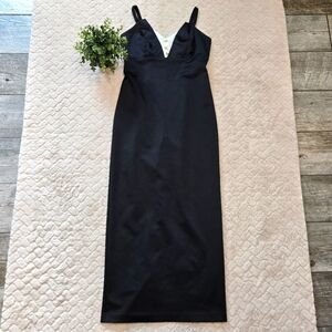 Summer Nites Vintage Black & White Tuxedo Formal Occasion Dress, Size 10